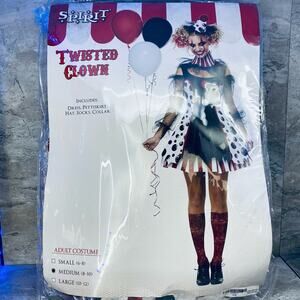 Spirit Adult Twisted Clown Costume Women's Medium (8-10)
